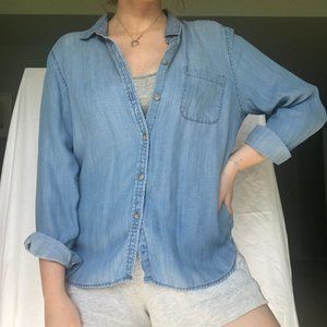 American Eagle Chambray Denim Shirt